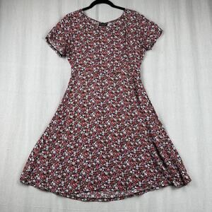 ORIGINALS | Women's Summer Dress Size Medium Multicolor Floral Short Sleeve